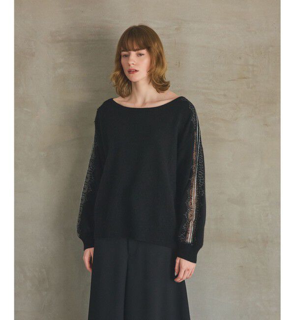 Grace Class「レーススリーブトップ」|ニット・セーター|