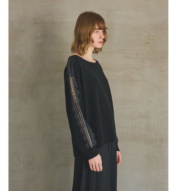 Grace Class「レーススリーブトップ」|ニット・セーター|