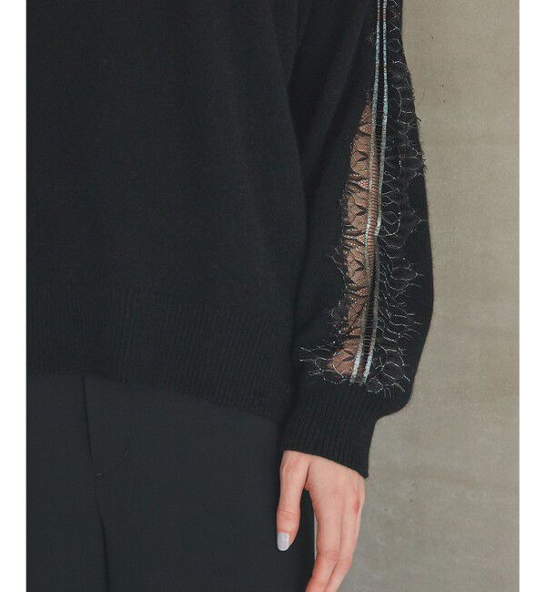 Grace Class「レーススリーブトップ」|ニット・セーター|