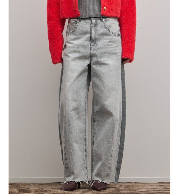 Diagram「サイドラインデニムパンツ」|デニム|ブラック