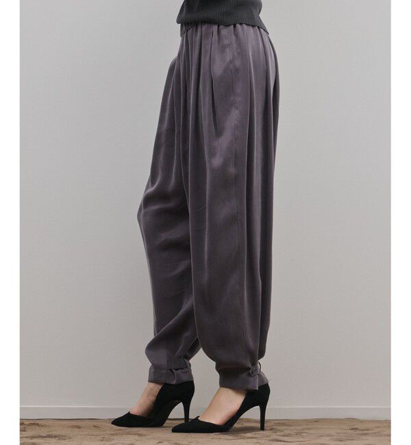 GRACE CONTINENTAL「フィブリルバルーンパンツ」|その他|チャコール