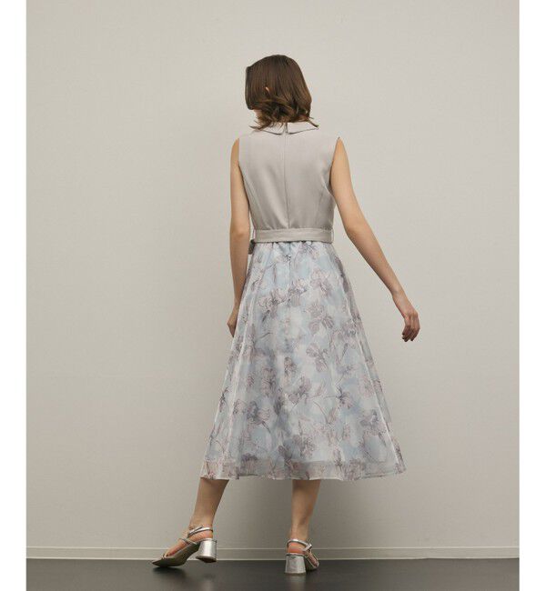 GRACE CONTINENTAL「カシュクールフラワープリントワンピース」|ワンピース|