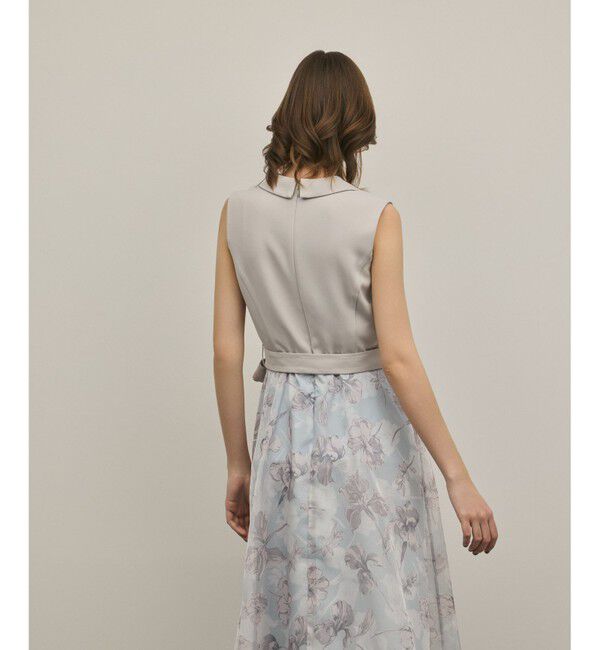 GRACE CONTINENTAL「カシュクールフラワープリントワンピース」|ワンピース|