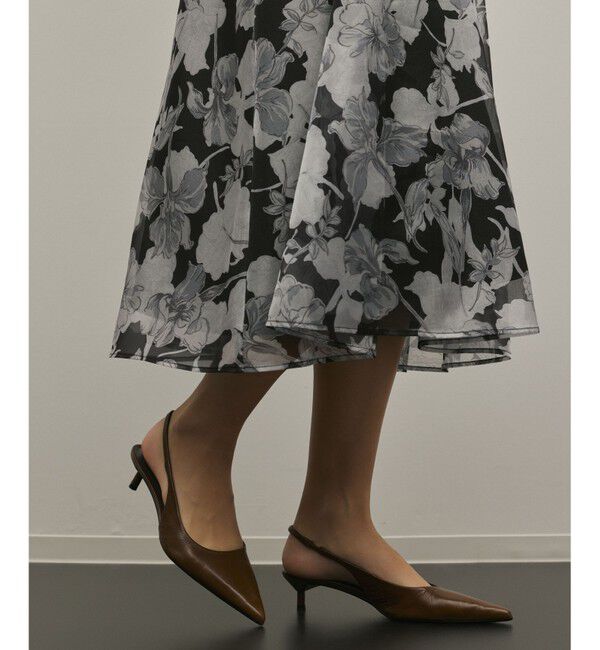 GRACE CONTINENTAL「カシュクールフラワープリントワンピース」|ワンピース|