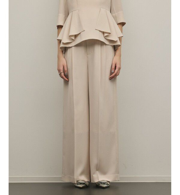 GRACE CONTINENTAL「トリアセタックワイドパンツ」|その他|