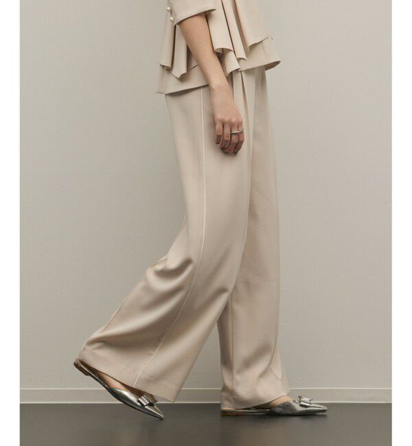 GRACE CONTINENTAL「トリアセタックワイドパンツ」|その他|