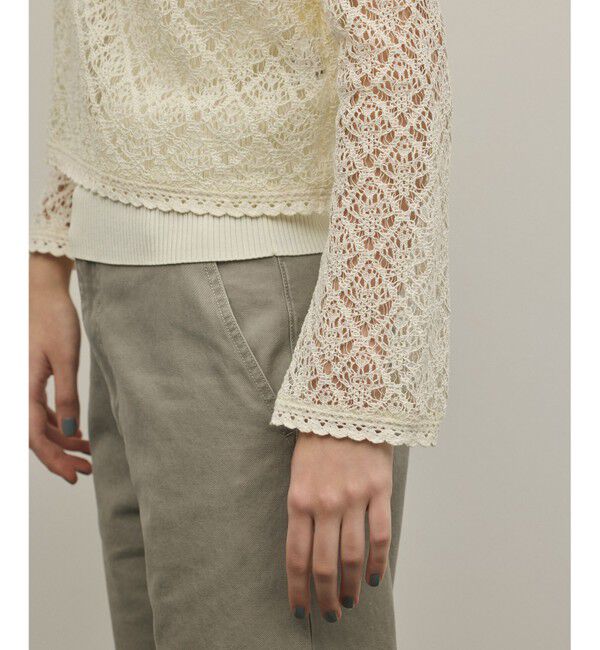 GRACE CONTINENTAL「レースフレアスリーブトップ」|その他|