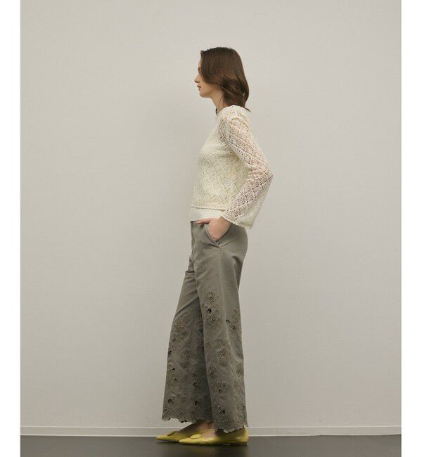 GRACE CONTINENTAL「レースフレアスリーブトップ」|その他|