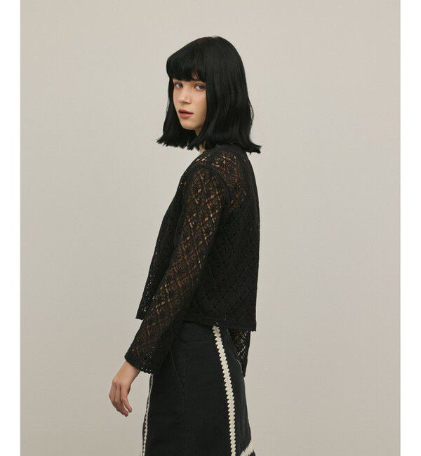 GRACE CONTINENTAL「レースフレアスリーブトップ」|その他|