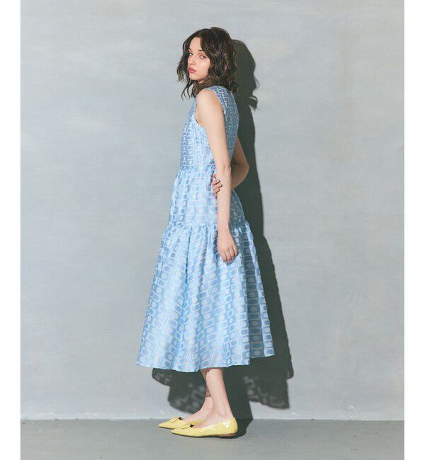 Grace Class「キカドットジャガードドレス」|ドレス|