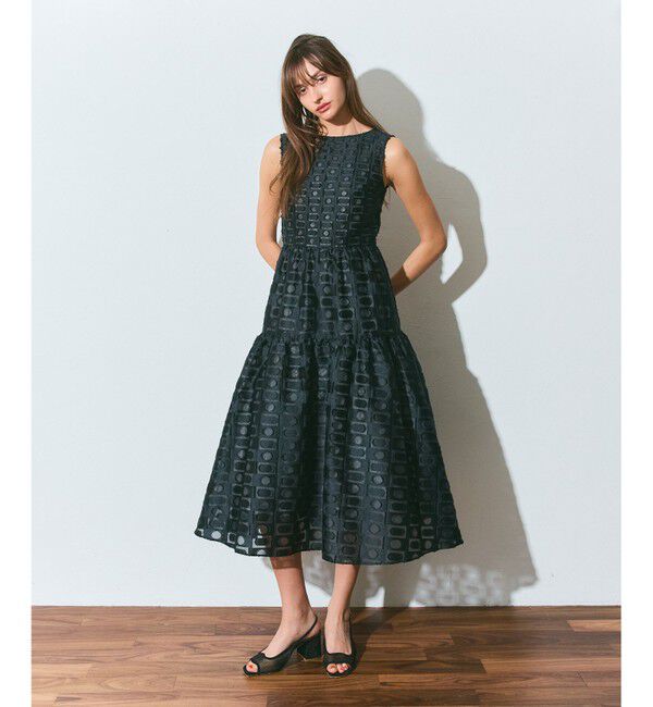 Grace Class「キカドットジャガードドレス」|ドレス|