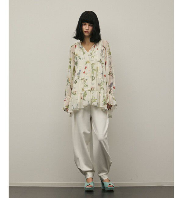 Diagram「ボタニカルプリントチュニックトップ」|シャツ・ブラウス|
