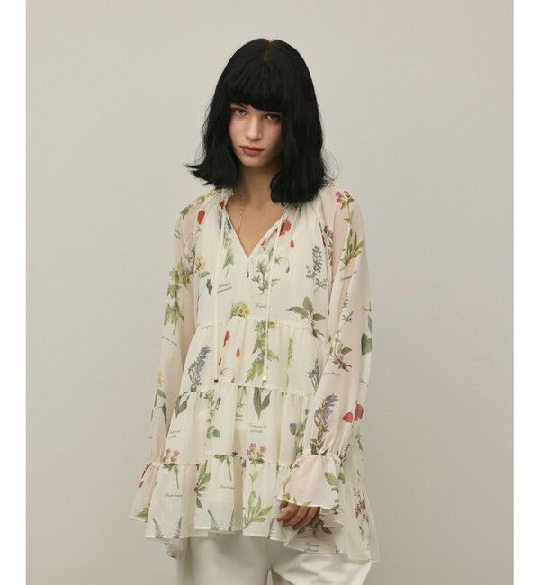 Diagram「ボタニカルプリントチュニックトップ」|シャツ・ブラウス|