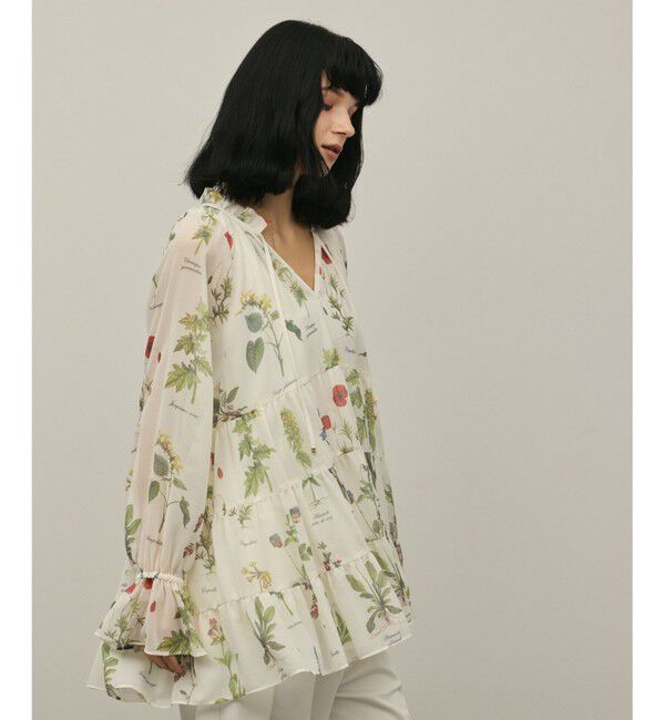 Diagram「ボタニカルプリントチュニックトップ」|シャツ・ブラウス|
