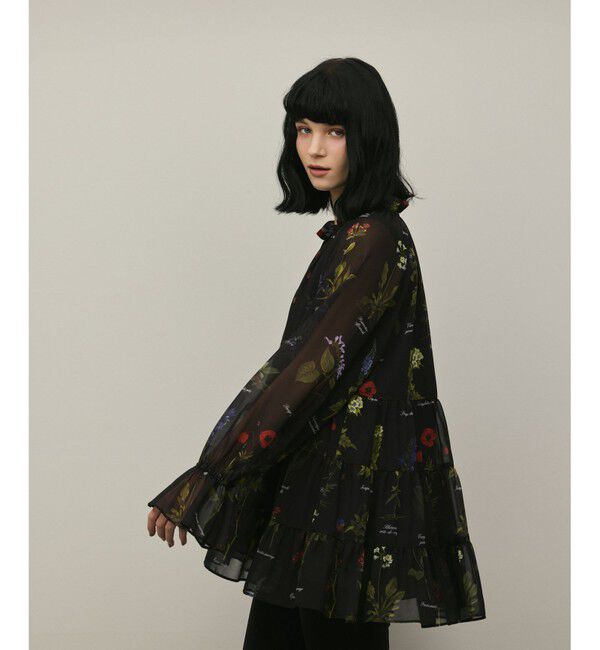 Diagram「ボタニカルプリントチュニックトップ」|シャツ・ブラウス|