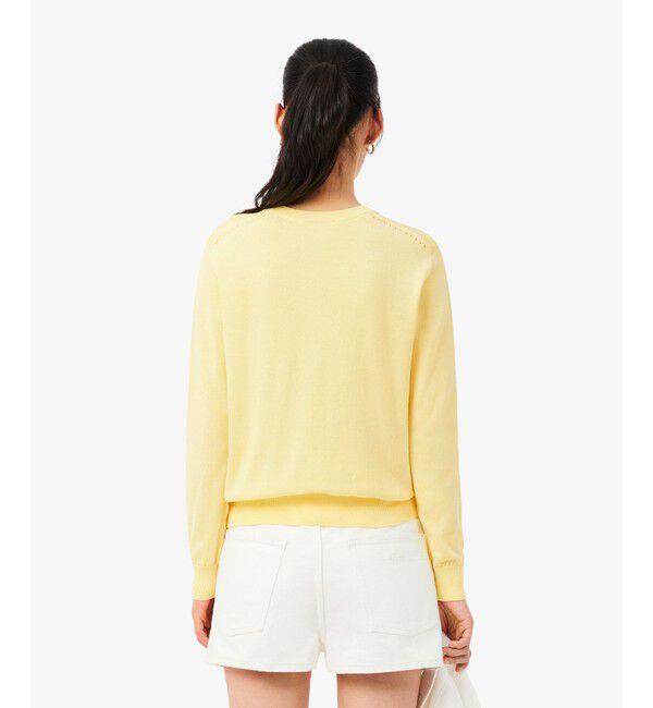 LACOSTE「シームレス3Dニットセーター」|ニット・セーター|