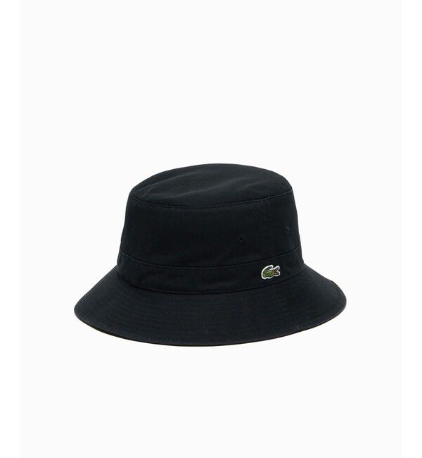 LACOSTE「ウォッシュドコットンバケットハット」|ハット|