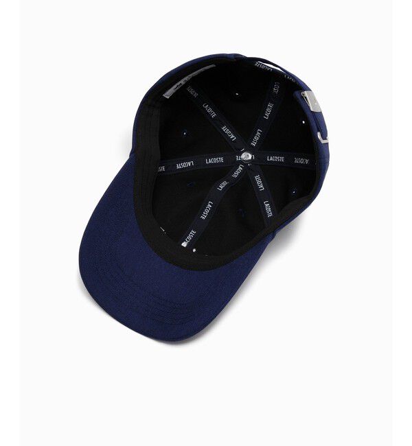 LACOSTE「接触冷感 UCカット ルネ・ラコステ シグネチャーキャップ」|キャップ・キャスケット|