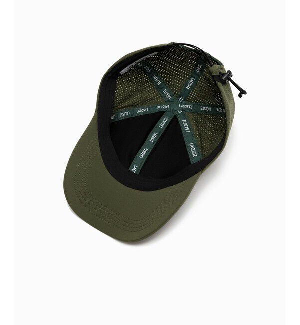 LACOSTE「ワンポイント撥水メッシュキャップ」|キャップ・キャスケット|