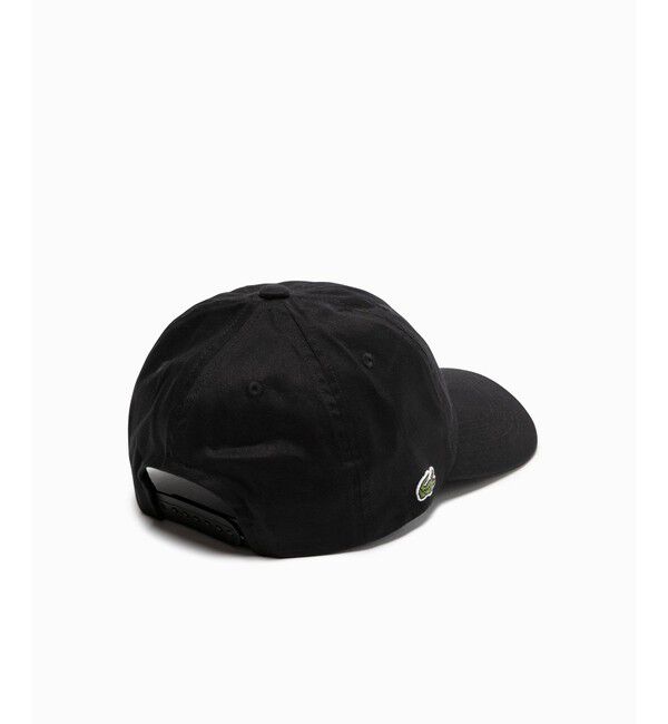 LACOSTE「ブランドネームロゴ刺繍エッセンシャルキャップ」|キャップ・キャスケット|