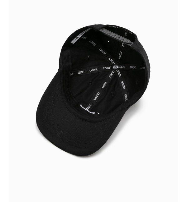 LACOSTE「ブランドネームロゴ刺繍エッセンシャルキャップ」|キャップ・キャスケット|
