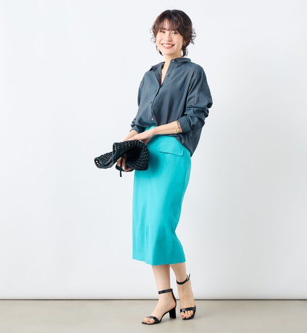 NOLLEY'S sophi「《セットアップ対応》シアーローン２WAYシャツ」|シャツ・ブラウス|