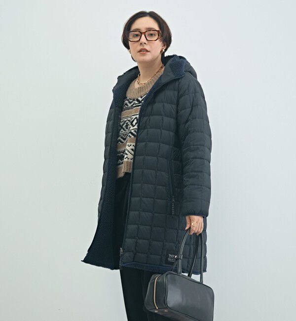 NOLLEY'S「◇【WEB限定】【TAION/タイオン】別注ボア&times;ダウンフードコート(リバーシブル) 」|ダウン|