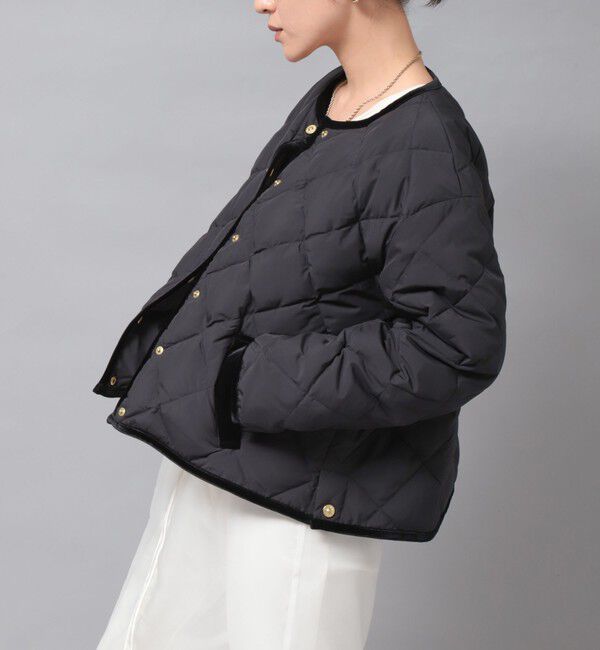 NOLLEY'S「【TAION&times;LIMONTA】別注ベロアパイピングショートダウン」|ダウン|