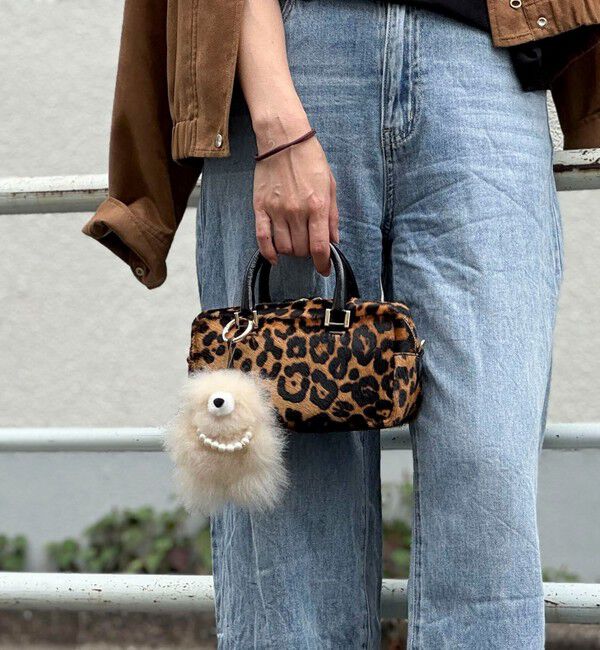 NOLLEY'S sophi「【CHRISTIAN VILLA/クリスチャンヴィラ】  レオパードハラコボストンバッグ」|ボストンバッグ|