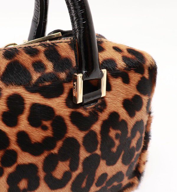 NOLLEY'S sophi「【CHRISTIAN VILLA/クリスチャンヴィラ】  レオパードハラコボストンバッグ」|ボストンバッグ|