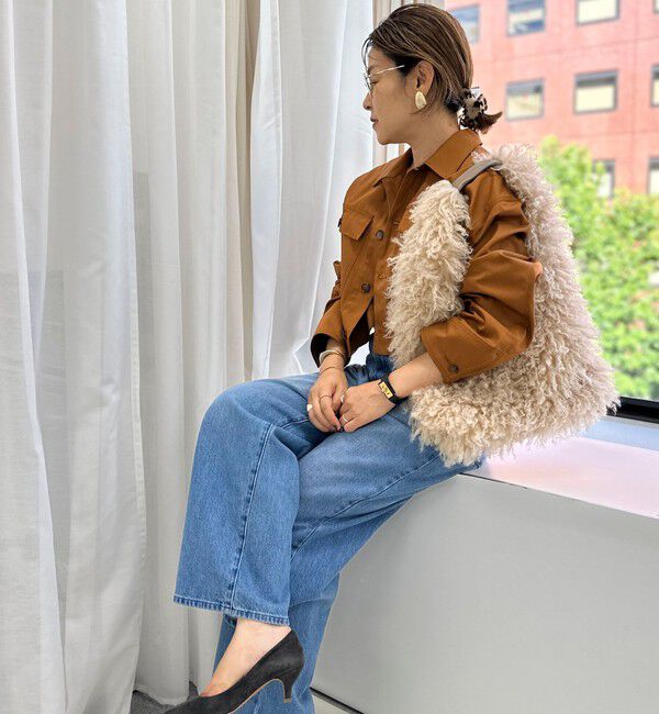 Rie Miller「【PR林☆別注】チベットラムフェイクファーバッグ」|ショルダー・メッセンジャー|