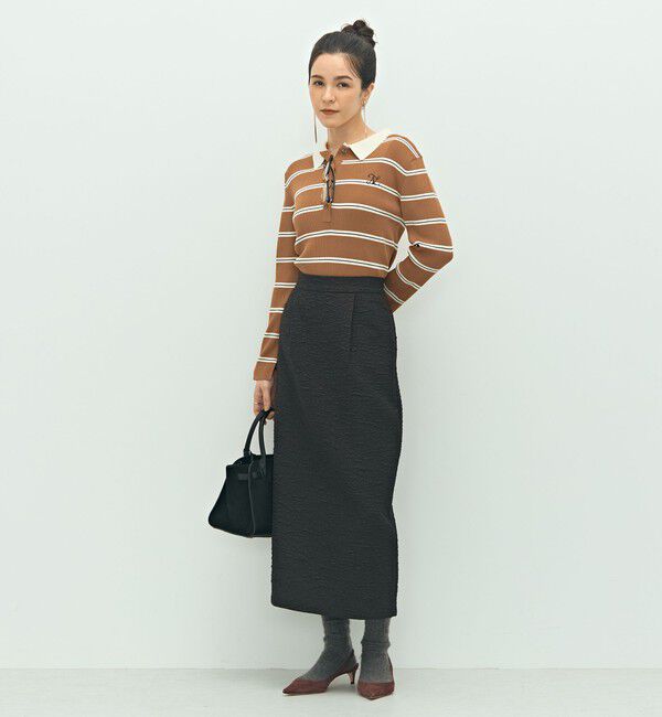 NOLLEY'S「《セットアップ対応》ウォッシャブルフクレジャガードタイトスカート」|タイト|