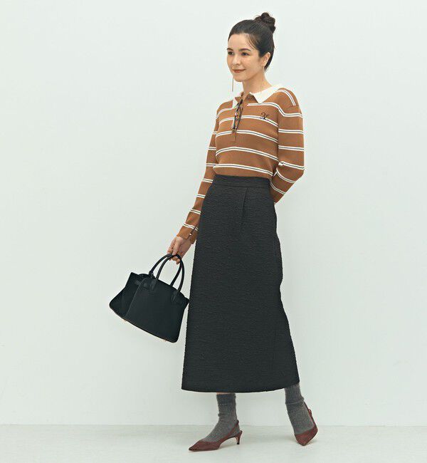 NOLLEY'S「《セットアップ対応》ウォッシャブルフクレジャガードタイトスカート」|タイト|