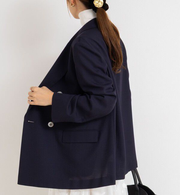 NOLLEY'S「ウォッシャブルダブルジャケット」|テーラードジャケット|