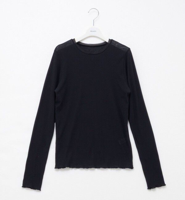 NOLLEY'S「ウォッシャブルシアーフライスロンT」|Tシャツ・カットソー|