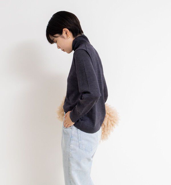 NOLLEY'S sophi「《手洗い可能》18Gウール100%ハイネックプルオーバー」|ニット・セーター|