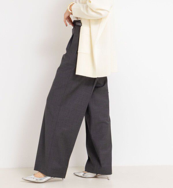 NOLLEY'S sophi「《セットアップ対応》ウォッシャブルサイロトロピカルワイドパンツ」|その他|