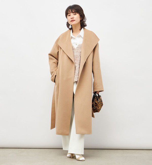 NOLLEY'S sophi「【一部WEB限定色】アンゴラビーバーベルテッドロングコート」|その他|