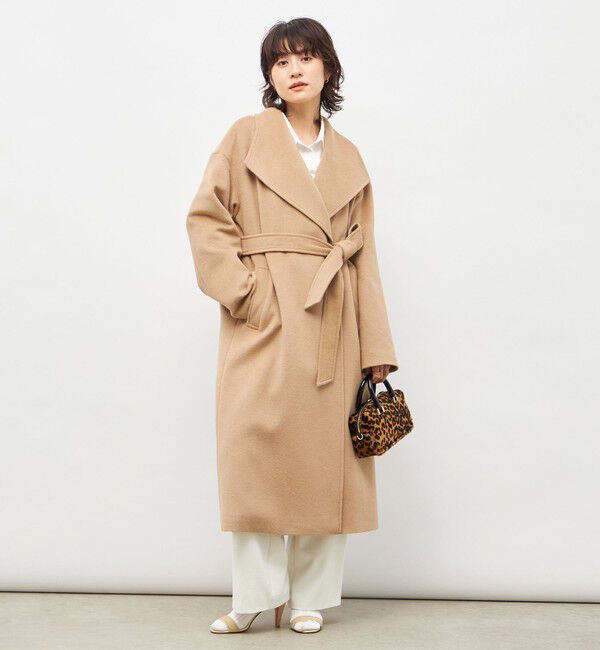 NOLLEY'S sophi「【一部WEB限定色】アンゴラビーバーベルテッドロングコート」|その他|