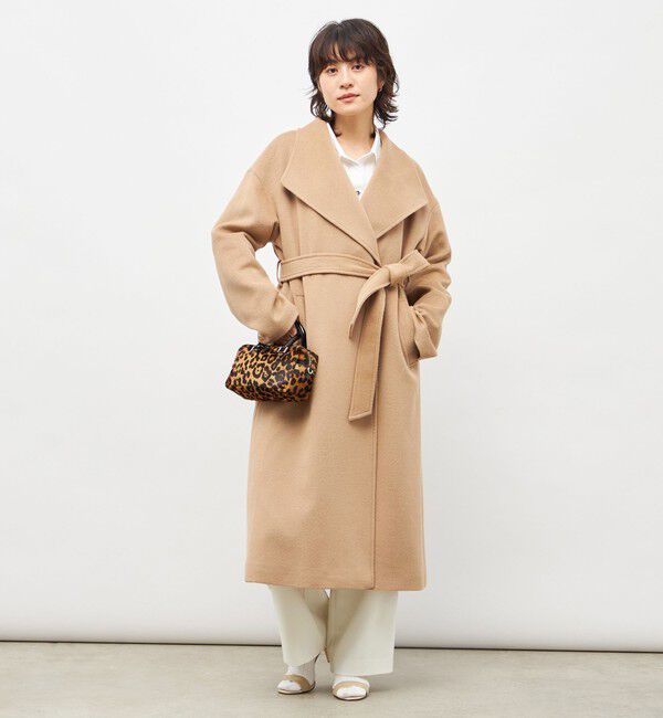 NOLLEY'S sophi「【一部WEB限定色】アンゴラビーバーベルテッドロングコート」|その他|