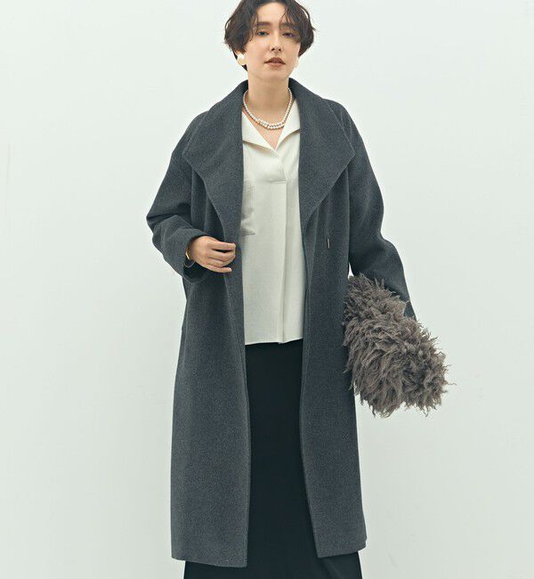 NOLLEY'S sophi「【一部WEB限定色】アンゴラビーバーベルテッドロングコート」|その他|