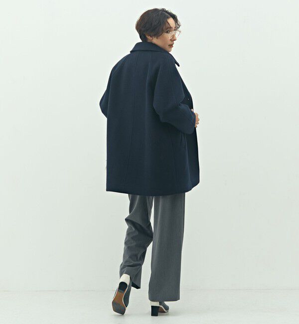 NOLLEY'S sophi「ステンカラー2WAYハーフコート」|ステンカラーコート|