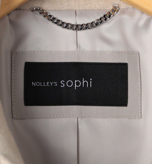 NOLLEY'S sophi「ステンカラー2WAYハーフコート」|ステンカラーコート|