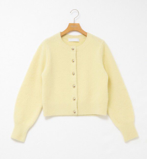 NOLLEY'S sophi「ヘアリーメタル釦クルーネックカーディガン」|カーディガン|