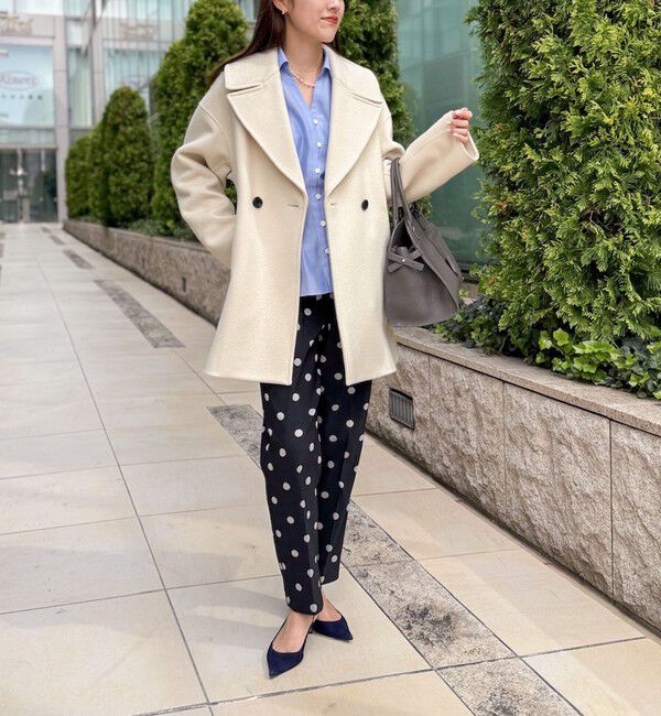 NOLLEY'S「【一部WEB限定アイテム】SP140リバーコート起毛メルトン仕上げ」|その他|