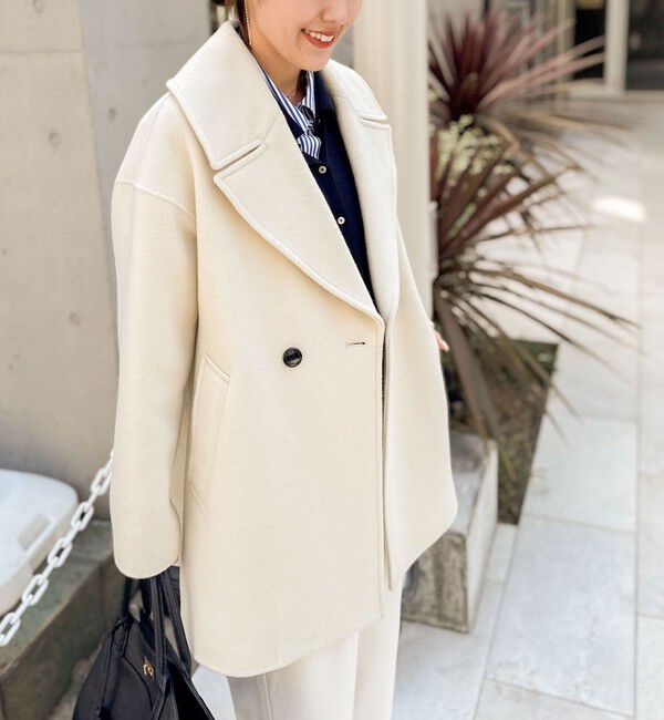 NOLLEY'S「【一部WEB限定アイテム】SP140リバーコート起毛メルトン仕上げ」|その他|