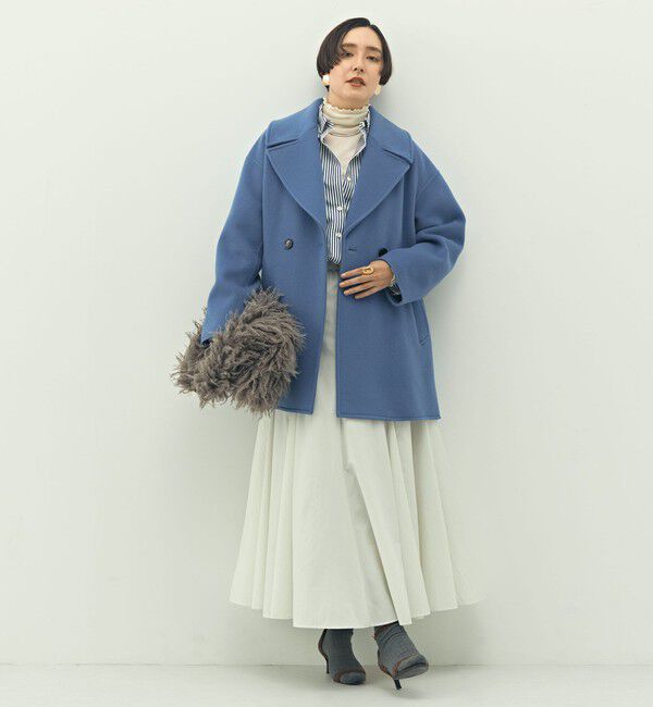 NOLLEY'S「【一部WEB限定アイテム】SP140リバーコート起毛メルトン仕上げ」|その他|