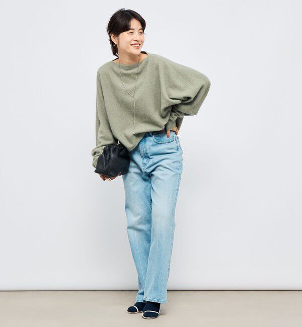 NOLLEY'S「《手洗い可能》ウォッシャブルヘアリーショート丈プルオーバー」|ニット・セーター|