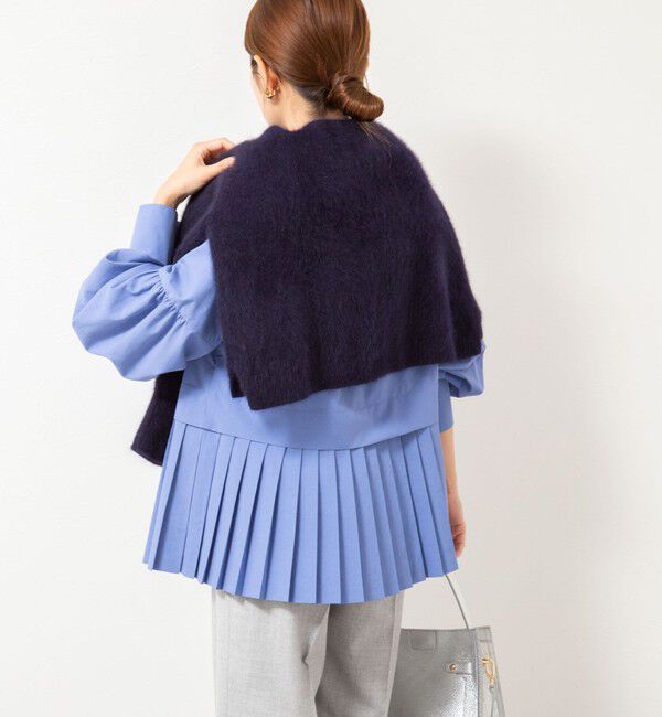 NOLLEY'S「ウォッシャブル切替プリーツブラウス」|シャツ・ブラウス|