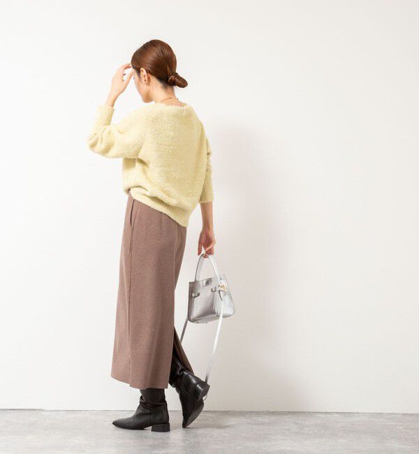 NOLLEY'S「《手洗い可能》ラメシャギープルオーバー」|ニット・セーター|